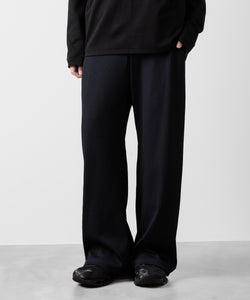 ATTACHMENT アタッチメントのPE STRETCH RIB WIDE LOUNGE TROUSERS - D.NAVY 公式通販サイトsession福岡セレクトショップ