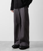 画像をギャラリービューアに読み込む, ATTACHMENT アタッチメントのCO/PE DOUBLE KNIT THREE DIMENSIONAL WIDE PANTS - D.GRAY 公式通販サイトsession福岡セレクトショップ
