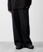 画像をギャラリービューアに読み込む, ATTACHMENT アタッチメントのPE STRETCH RIB WIDE LOUNGE TROUSERS - D.NAVY 公式通販サイトsession福岡セレクトショップ
