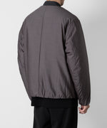 画像をギャラリービューアに読み込む, ATTACHMENT アタッチメントのWO/NY VOILE PADDING BOMBER JACKET - GRAY 公式通販サイトsession福岡セレクトショップ
