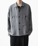 画像をギャラリービューアに読み込む, ATTACHMENT / EXCLUSIVE ITEMアタッチメントのPE LIGHT TROPICAL OVERSIZED SHIRT BLOUSON - L.GRAYの公式通販サイトsession福岡セレクトショップ
