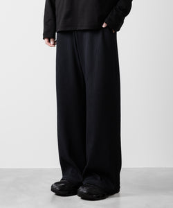 ATTACHMENT アタッチメントのPE STRETCH RIB WIDE LOUNGE TROUSERS - D.NAVY 公式通販サイトsession福岡セレクトショップ