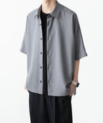 画像をギャラリービューアに読み込む, ATTACHMENT / EXCLUSIVE ITEMアタッチメントのPE LIGHT TROPICAL DOLMAN SLEEVE REGULAR COLLAR SHIRT S/S - L.GRAYの公式通販サイトsession福岡セレクトショップ
