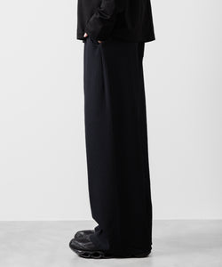 ATTACHMENT アタッチメントのPE STRETCH RIB WIDE LOUNGE TROUSERS - D.NAVY 公式通販サイトsession福岡セレクトショップ