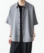 画像をギャラリービューアに読み込む, ATTACHMENT / EXCLUSIVE ITEMアタッチメントのPE LIGHT TROPICAL DOLMAN SLEEVE REGULAR COLLAR SHIRT S/S - L.GRAYの公式通販サイトsession福岡セレクトショップ
