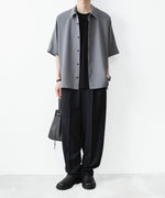 画像をギャラリービューアに読み込む, ATTACHMENT / EXCLUSIVE ITEMアタッチメントのPE LIGHT TROPICAL DOLMAN SLEEVE REGULAR COLLAR SHIRT S/S - L.GRAYの公式通販サイトsession福岡セレクトショップ
