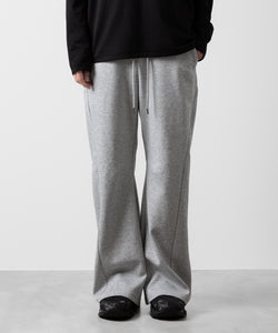 ATTACHMENT アタッチメントのCO/PE DOUBLE KNIT THREE DIMENSIONAL WIDE PANTS - X.GRAY 公式通販サイトsession福岡セレクトショップ