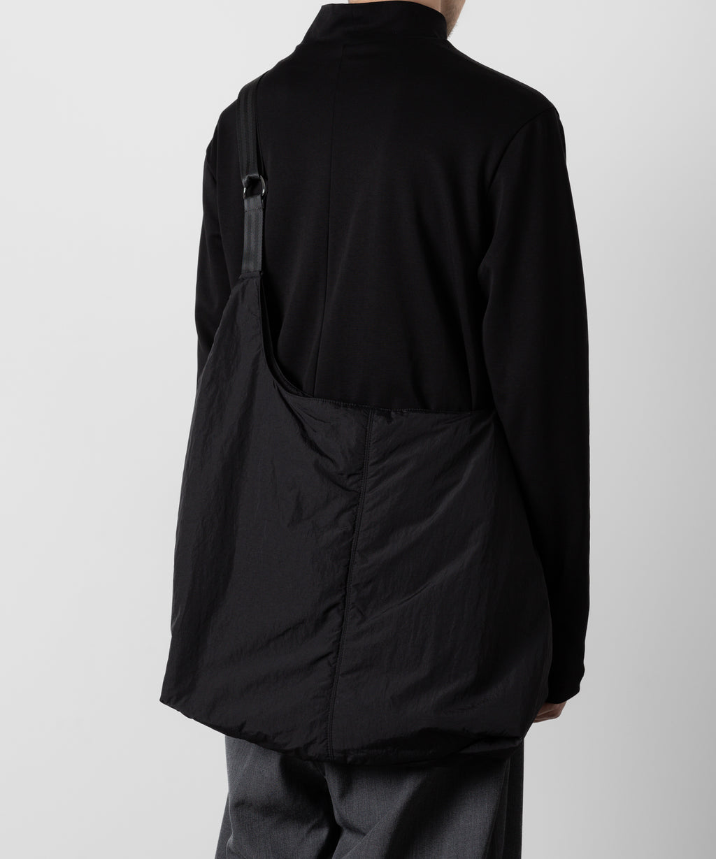 【ATTACHMENT】ATTACHMENT アタッチメントの- 限定 - PADDING NYLON WEATHER SHOULDER SHOPPING BAG - BLACK 公式通販サイトsession福岡セレクトショップ