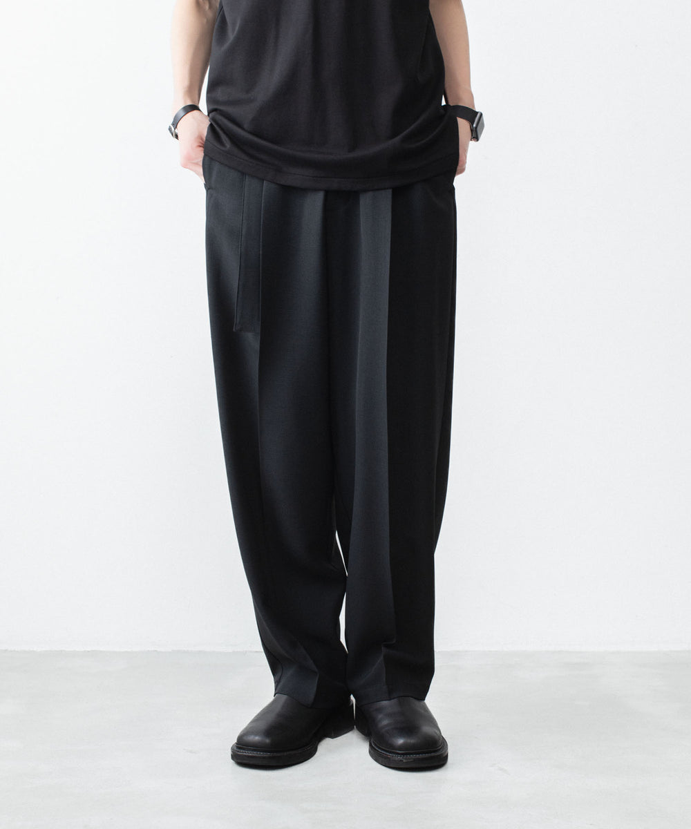 ATTACHMENT / EXCLUSIVE ITEMアタッチメントのPE LIGHT TROPICAL EASY TROUSERS - BLACKの公式通販サイトsession福岡セレクトショップ