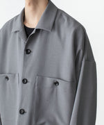 画像をギャラリービューアに読み込む, ATTACHMENT / EXCLUSIVE ITEMアタッチメントのPE LIGHT TROPICAL OVERSIZED SHIRT BLOUSON - L.GRAYの公式通販サイトsession福岡セレクトショップ
