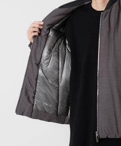 ATTACHMENT アタッチメントのWO/NY VOILE PADDING BOMBER JACKET - GRAY 公式通販サイトsession福岡セレクトショップ