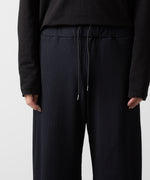 画像をギャラリービューアに読み込む, ATTACHMENT アタッチメントのPE STRETCH RIB WIDE LOUNGE TROUSERS - D.NAVY 公式通販サイトsession福岡セレクトショップ
