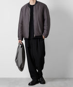 画像をギャラリービューアに読み込む, ATTACHMENT アタッチメントのWO/NY VOILE PADDING BOMBER JACKET - GRAY 公式通販サイトsession福岡セレクトショップ
