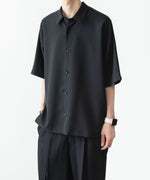 画像をギャラリービューアに読み込む, ATTACHMENT / EXCLUSIVE ITEMアタッチメントのPE LIGHT TROPICAL DOLMAN SLEEVE REGULAR COLLAR SHIRT S/S - BLACKの公式通販サイトsession福岡セレクトショップ
