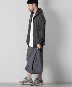 【ATTACHMENT】ATTACHMENT アタッチメントのPE COMPACT TWILL BELTED SHORTS - GRAY 公式通販サイトsession福岡セレクトショップ