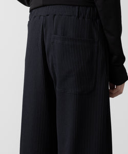 ATTACHMENT アタッチメントのPE STRETCH RIB WIDE LOUNGE TROUSERS - D.NAVY 公式通販サイトsession福岡セレクトショップ