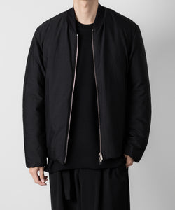 ATTACHMENT アタッチメントのWO/NY VOILE PADDING BOMBER JACKET - BLACK 公式通販サイトsession福岡セレクトショップ