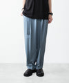 【 ATTACHMENT / EXCLUSIVE ITEM 】PE LIGHT TROPICAL EASY TROUSERS - L.BLUE