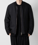 画像をギャラリービューアに読み込む, ATTACHMENT アタッチメントのWO/NY VOILE PADDING BOMBER JACKET - BLACK 公式通販サイトsession福岡セレクトショップ
