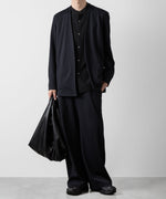 画像をギャラリービューアに読み込む, ATTACHMENT アタッチメントのPE STRETCH RIB WIDE LOUNGE TROUSERS - D.NAVY 公式通販サイトsession福岡セレクトショップ
