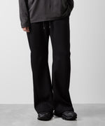 画像をギャラリービューアに読み込む, ATTACHMENT アタッチメントのCO/PE DOUBLE KNIT THREE DIMENSIONAL WIDE PANTS - BLACK 公式通販サイトsession福岡セレクトショップ
