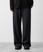 画像をギャラリービューアに読み込む, ATTACHMENT アタッチメントのPE STRETCH RIB WIDE LOUNGE TROUSERS - D.GRAY 公式通販サイトsession福岡セレクトショップ
