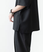 画像をギャラリービューアに読み込む, ATTACHMENT / EXCLUSIVE ITEMアタッチメントのPE LIGHT TROPICAL DOLMAN SLEEVE REGULAR COLLAR SHIRT S/S - BLACKの公式通販サイトsession福岡セレクトショップ
