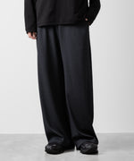 画像をギャラリービューアに読み込む, ATTACHMENT アタッチメントのPE STRETCH RIB WIDE LOUNGE TROUSERS - D.GRAY 公式通販サイトsession福岡セレクトショップ
