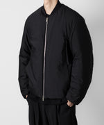 画像をギャラリービューアに読み込む, ATTACHMENT アタッチメントのWO/NY VOILE PADDING BOMBER JACKET - BLACK 公式通販サイトsession福岡セレクトショップ
