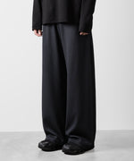 画像をギャラリービューアに読み込む, ATTACHMENT アタッチメントのPE STRETCH RIB WIDE LOUNGE TROUSERS - D.GRAY 公式通販サイトsession福岡セレクトショップ
