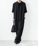 画像をギャラリービューアに読み込む, ATTACHMENT / EXCLUSIVE ITEMアタッチメントのPE LIGHT TROPICAL DOLMAN SLEEVE REGULAR COLLAR SHIRT S/S - BLACKの公式通販サイトsession福岡セレクトショップ
