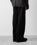 画像をギャラリービューアに読み込む, ATTACHMENT アタッチメントのCO/PE DOUBLE KNIT THREE DIMENSIONAL WIDE PANTS - BLACK 公式通販サイトsession福岡セレクトショップ
