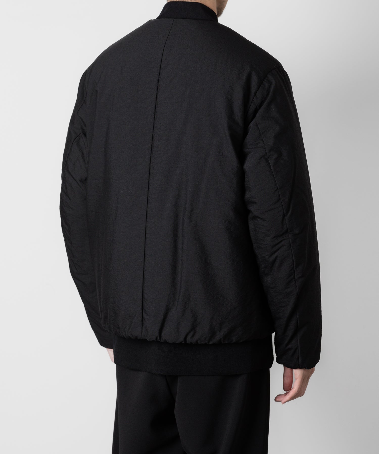 ATTACHMENT アタッチメントのWO/NY VOILE PADDING BOMBER JACKET - BLACK 公式通販サイトsession福岡セレクトショップ