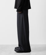 画像をギャラリービューアに読み込む, ATTACHMENT アタッチメントのPE STRETCH RIB WIDE LOUNGE TROUSERS - D.GRAY 公式通販サイトsession福岡セレクトショップ
