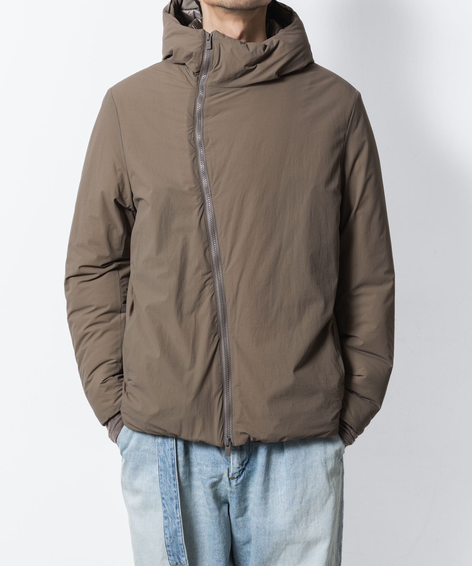 ATTACHMENT / EXCLUSIVE ITEMアタッチメントのNY 2WAY STRECH ROUND ZIP HOODED JACKET - CAMELの公式通販サイトsession福岡セレクトショップ