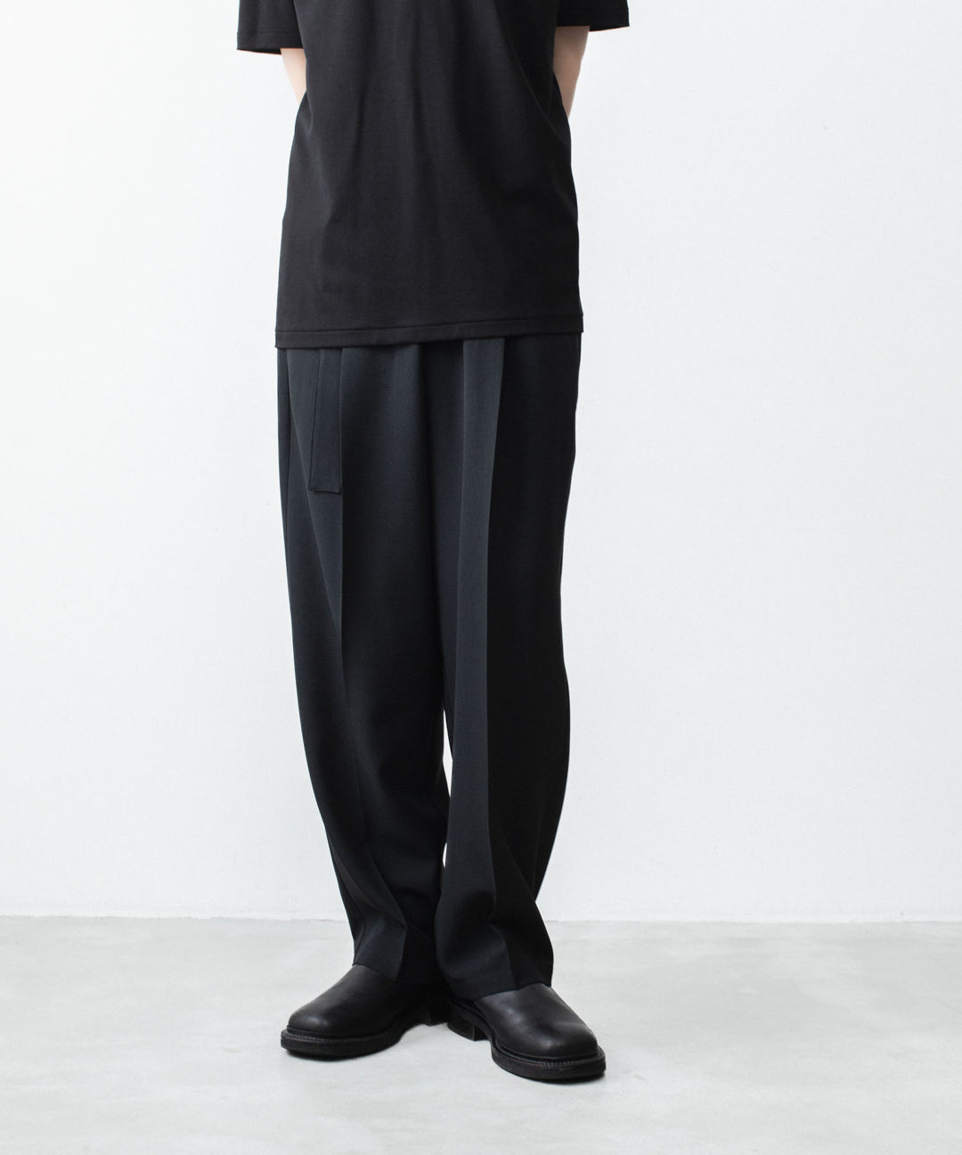 ATTACHMENT / EXCLUSIVE ITEMアタッチメントのPE LIGHT TROPICAL EASY TROUSERS - BLACKの公式通販サイトsession福岡セレクトショップ