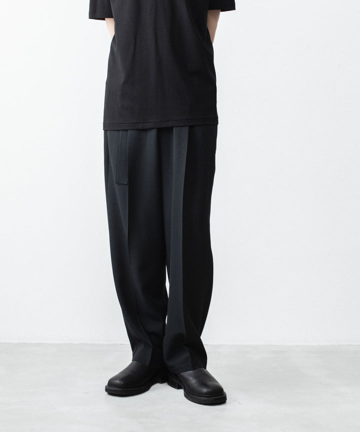 ATTACHMENT / EXCLUSIVE ITEMアタッチメントのPE LIGHT TROPICAL EASY TROUSERS - BLACKの公式通販サイトsession福岡セレクトショップ