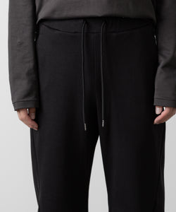 ATTACHMENT アタッチメントのCO/PE DOUBLE KNIT THREE DIMENSIONAL WIDE PANTS - BLACK 公式通販サイトsession福岡セレクトショップ