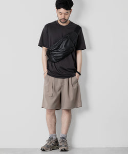 【ATTACHMENT】ATTACHMENT アタッチメントのPE COMPACT TWILL BELTED SHORTS - BEIGE 公式通販サイトsession福岡セレクトショップ