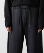 画像をギャラリービューアに読み込む, ATTACHMENT アタッチメントのPE STRETCH RIB WIDE LOUNGE TROUSERS - D.GRAY 公式通販サイトsession福岡セレクトショップ
