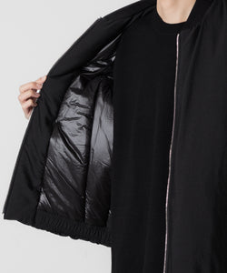 ATTACHMENT アタッチメントのWO/NY VOILE PADDING BOMBER JACKET - BLACK 公式通販サイトsession福岡セレクトショップ