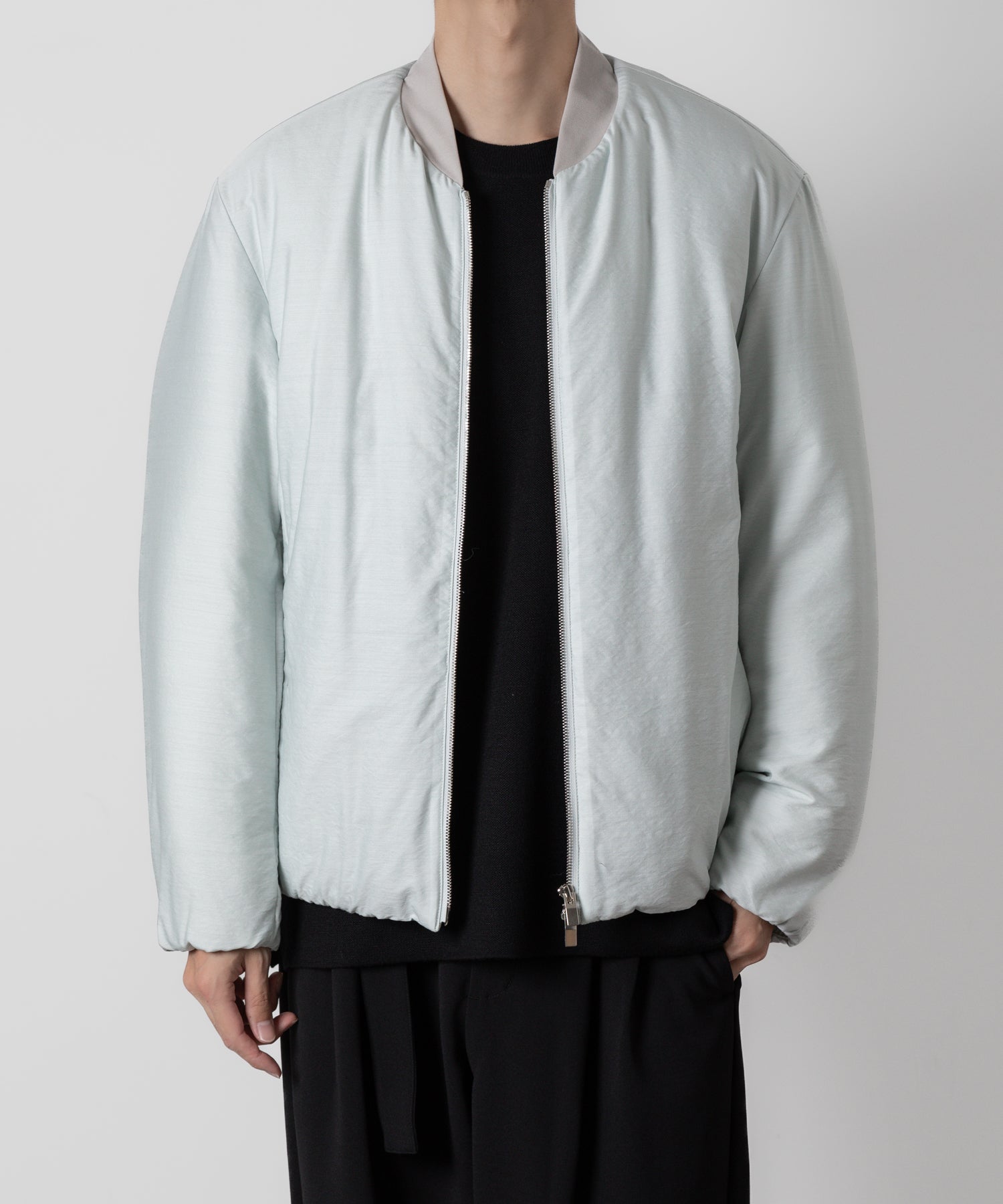 ATTACHMENT アタッチメントのWO/NY VOILE PADDING BOMBER JACKET - L.GREEN 公式通販サイトsession福岡セレクトショップ