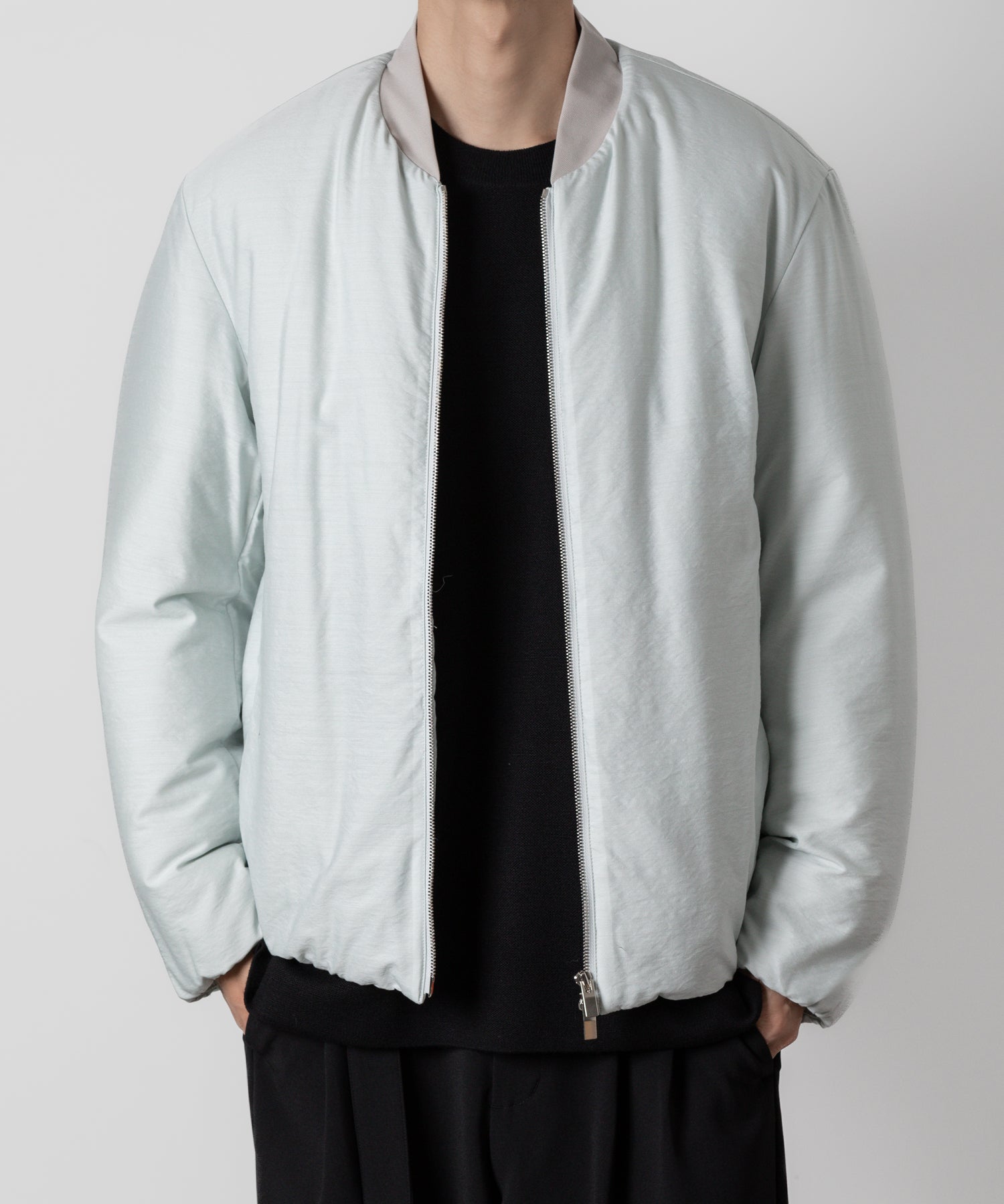 ATTACHMENT アタッチメントのWO/NY VOILE PADDING BOMBER JACKET - L.GREEN 公式通販サイトsession福岡セレクトショップ