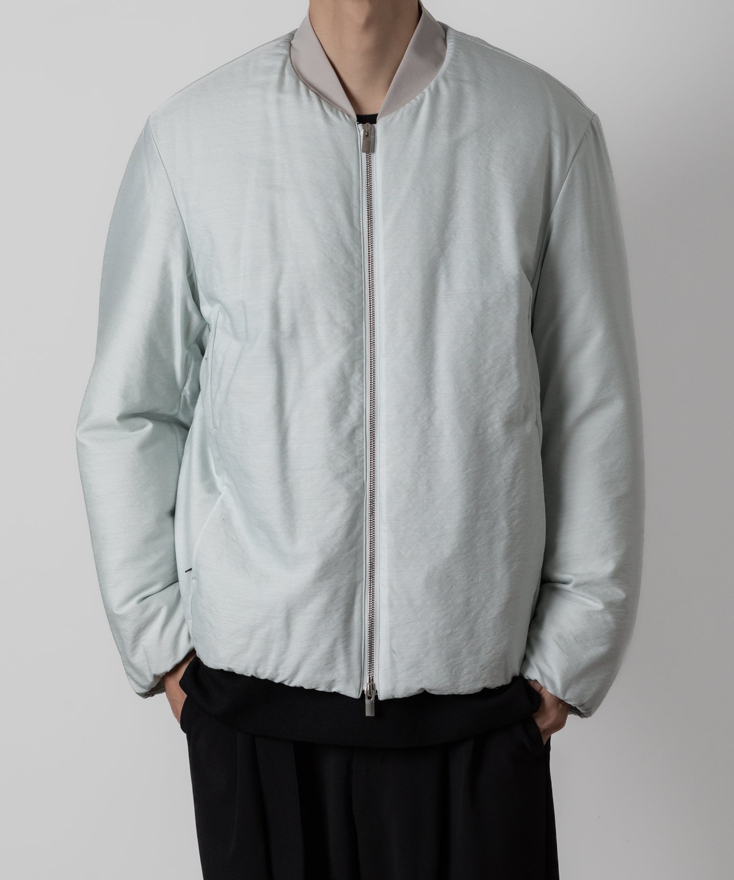 ATTACHMENT アタッチメントのWO/NY VOILE PADDING BOMBER JACKET - L.GREEN 公式通販サイトsession福岡セレクトショップ