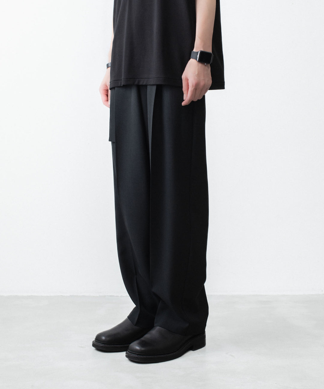 ATTACHMENT / EXCLUSIVE ITEMアタッチメントのPE LIGHT TROPICAL EASY TROUSERS - BLACKの公式通販サイトsession福岡セレクトショップ