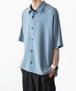 画像をギャラリービューアに読み込む, ATTACHMENT / EXCLUSIVE ITEMアタッチメントのPE LIGHT TROPICAL DOLMAN SLEEVE REGULAR COLLAR SHIRT S/S - L.BLUEの公式通販サイトsession福岡セレクトショップ
