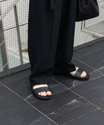 画像をギャラリービューアに読み込む, ATTACHMENT アタッチメントのSMOOTH LEATHER SLIDE SANDAL - BLACKの公式通販サイトsession福岡セレクトショップ
