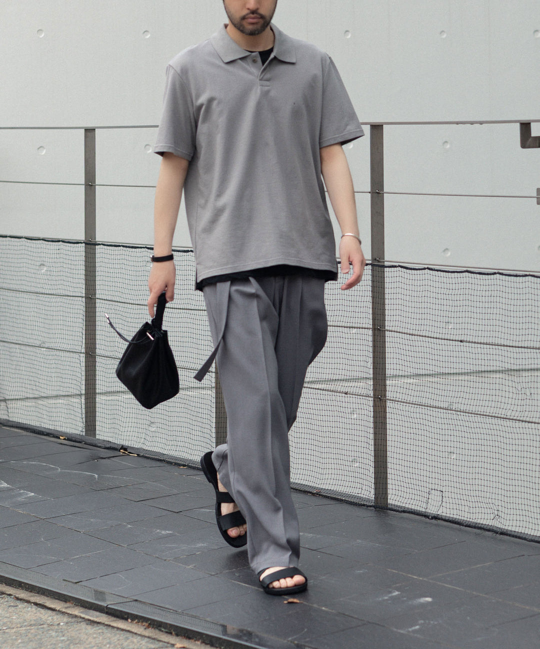 ATTACHMENT / EXCLUSIVE ITEMアタッチメントのPE LIGHT TROPICAL EASY TROUSERS - L.GRAYの公式通販サイトsession福岡セレクトショップ