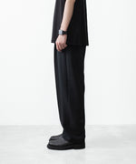 画像をギャラリービューアに読み込む, ATTACHMENT / EXCLUSIVE ITEMアタッチメントのPE LIGHT TROPICAL EASY TROUSERS - BLACKの公式通販サイトsession福岡セレクトショップ
