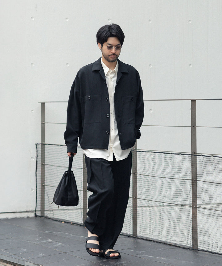 ATTACHMENT / EXCLUSIVE ITEMアタッチメントのPE LIGHT TROPICAL EASY TROUSERS - BLACKの公式通販サイトsession福岡セレクトショップ